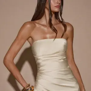 Women's Elegant Backless Satin Mermaid Formal Maxi Dress - Image 2